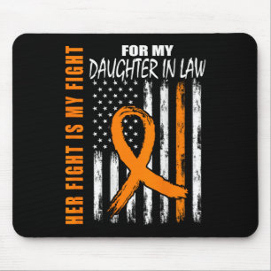 In Law Multiple Sclerosis Awareness Ms Flag On Bac Mouse Pad