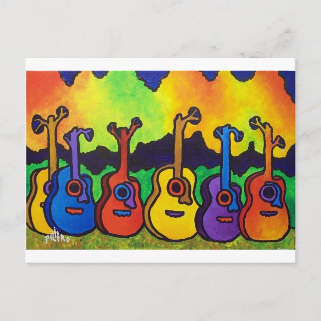 In Life I sing by piliero Postcard (Front)