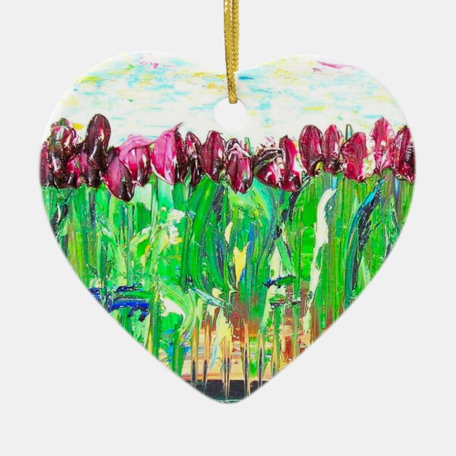 In Love Ceramic Tree Decoration (Front)