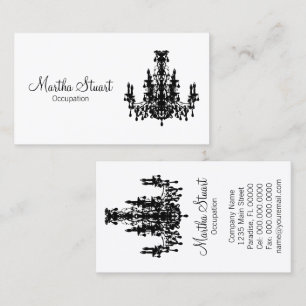 In Love Chandelier Business Card