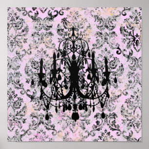 In Love Chandelier ~ Poster 11x11