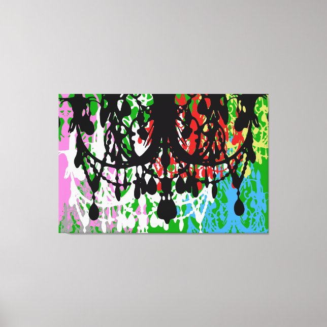 In Love Chandelier XLARGE 60X40 (More Options) - Canvas Print (Front)