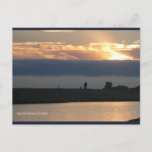 In Love In Carmel | Blue Beach Song™ Postcard (Front)