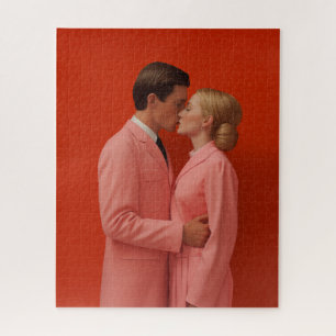In Love In Red Jigsaw Puzzle