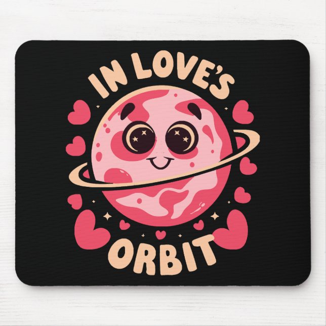  In Love Orbit Mouse Pad (Front)