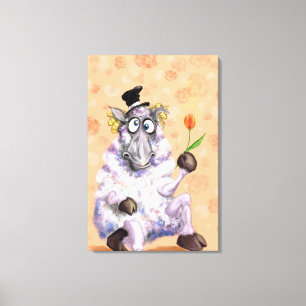 In Love Ram - Funny Canvas Print
