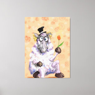 In Love Ram - Funny Canvas Print