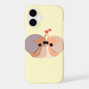 In Love Snails iPhone Case - Choose Colours