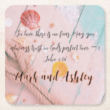 "In love, there is no fear. May you always trust