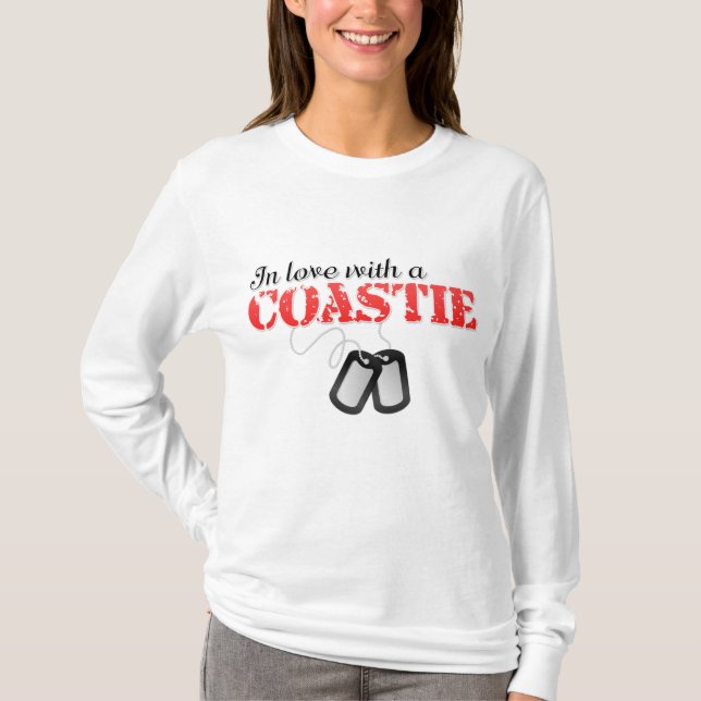 In love with a Coastie T-Shirt (Front)