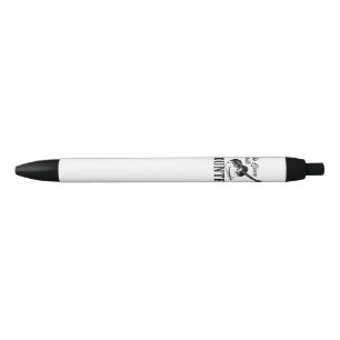In love with country black ink pen