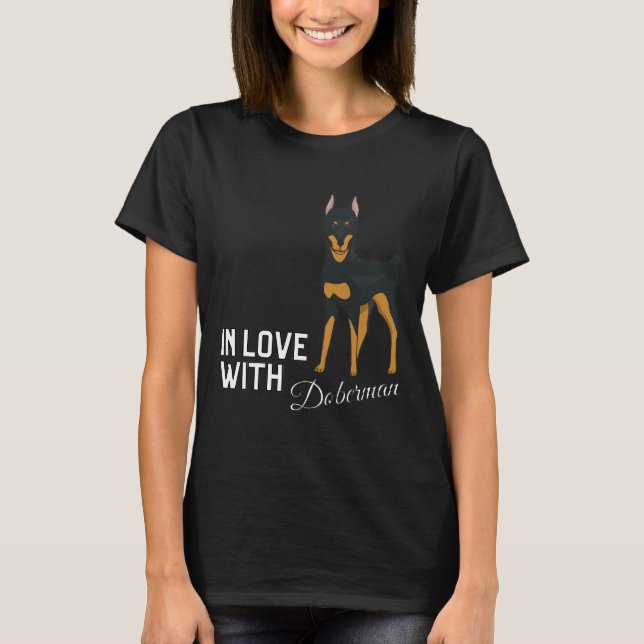 In Love With Doberman  289 T-Shirt (Front)