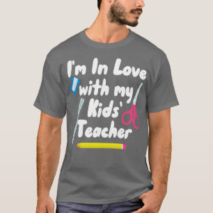 In Love With My Kids Teacher Homeschooling T-Shirt