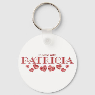 In love with Patricia Key Ring