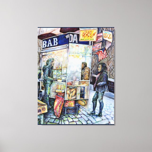 In Love with Trouble, And In Trouble with Love Canvas Print (Front)