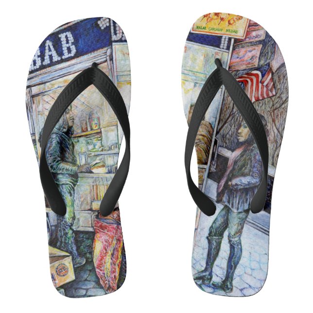 In Love with Trouble, And In Trouble with Love Jandals (Footbed)