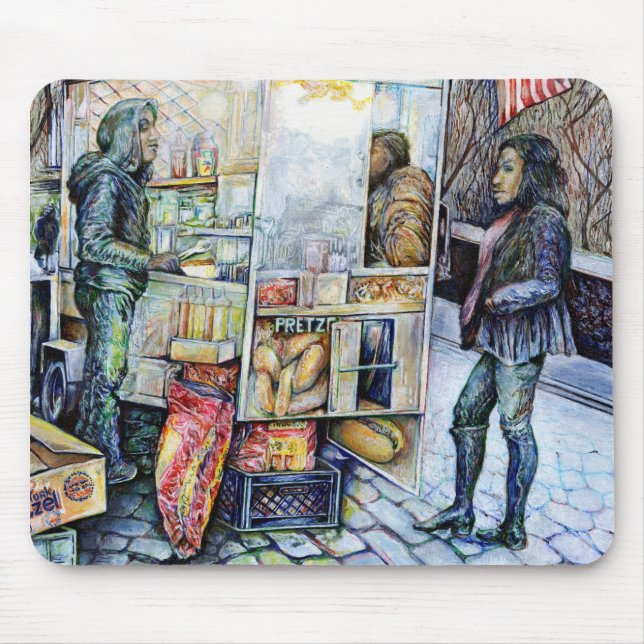 In Love with Trouble, And In Trouble with Love Mouse Pad (Front)