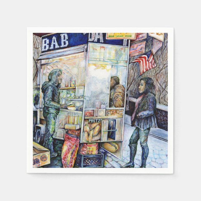 In Love with Trouble, And In Trouble with Love Napkin (Front)