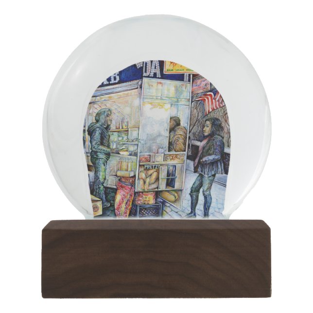 In Love with Trouble, And In Trouble with Love Snow Globe (Front)