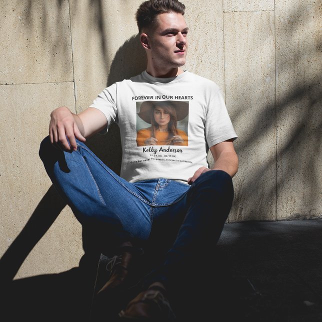 In Loving Memory | 5 Photo Collage | Memorial T-Shirt (Creator Uploaded)