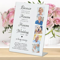 In Loving Memory 5 Photo Heaven Wedding Memorial