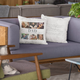 In Loving Memory   6 Photo Collage Memorial Cushion