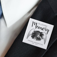 In Loving Memory | Angel Wing | Photo Memorial