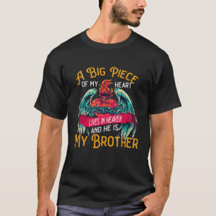 In Loving Memory Brother Angel Wing In My Heart T-Shirt