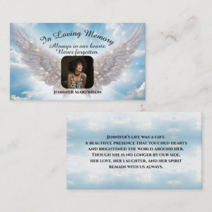 In Loving Memory  Business Card
