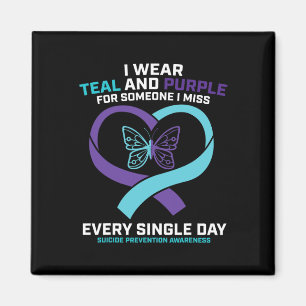 In Loving Memory Butterfly Dad Suicide Prevention Magnet