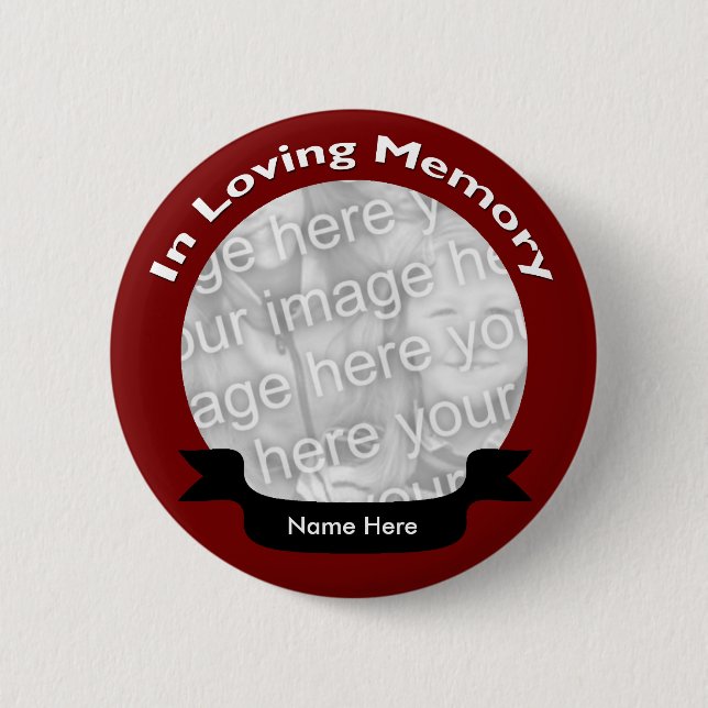 In Loving Memory Button (Front)