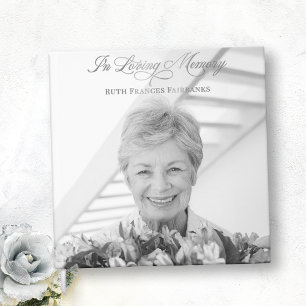 In Loving Memory Calligraphy Photo Guest Book