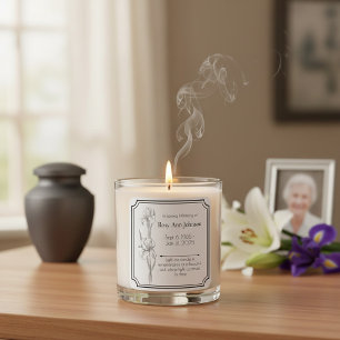 In Loving Memory Candle Label 