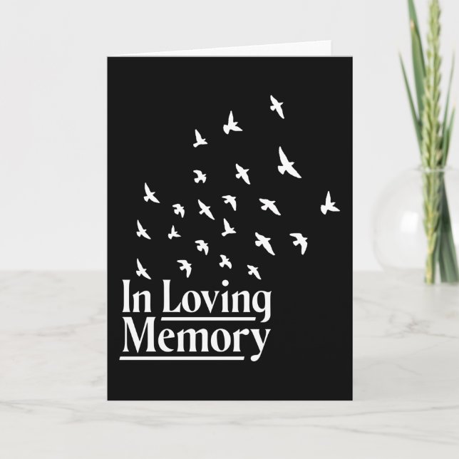 In loving memory card (Front)