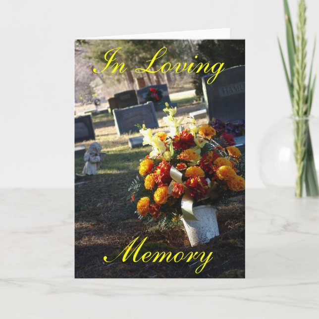 In Loving Memory Card (Front)