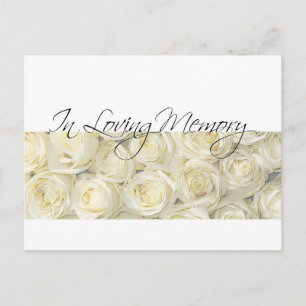 In Loving Memory/Celebration of Life Invitation Postcard