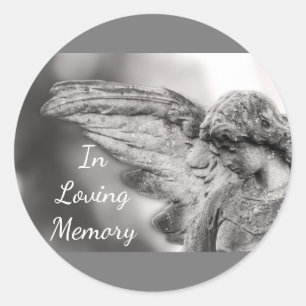 In Loving Memory Classic Round Sticker