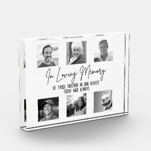 In Loving Memory Custom 6 Photo Wedding Memorial Block