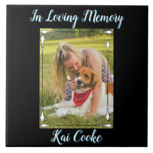 In Loving Memory Custom Name Photo Tile