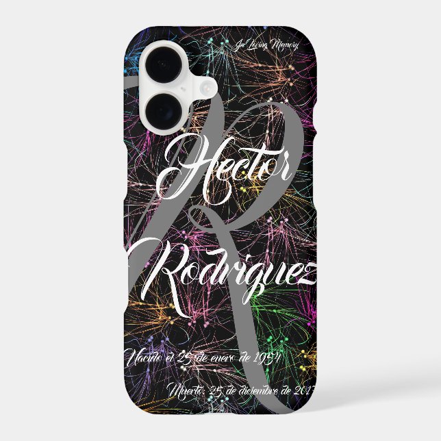 In loving memory custom phone case (Back)