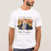 In Loving Memory Custom Photo Memorial T-Shirt (Front)