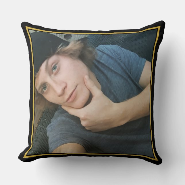 In Loving Memory Customised Photo Bereavement      Cushion (Front)