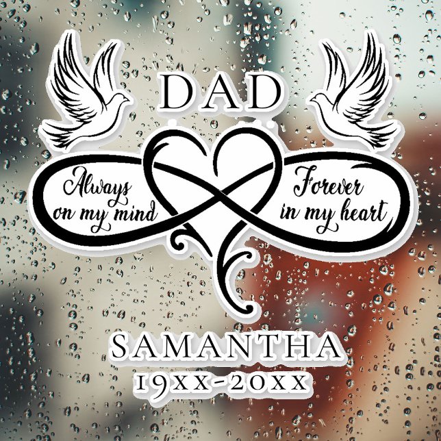 In Loving Memory Dad Custom Car decals (Creator Uploaded)