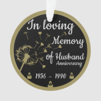 In loving Memory Death Anniversary Husband
