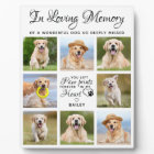 In Loving Memory Dog 11 Photo Collage Pet Memorial