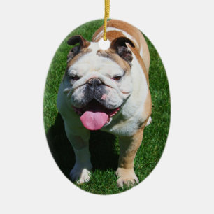 In Loving Memory Dog Pet Photo Memorial Ceramic Tree Decoration