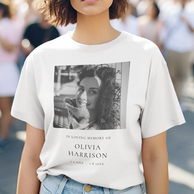 In Loving Memory Elegant Memorial  T-Shirt (Creator Uploaded)