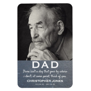 In Loving Memory Family Memorial Photo Keepsake Magnet