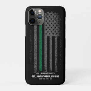 In Loving Memory FireFighter Thin Red Line Flag Ca Case-Mate iPhone Case