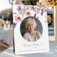 "In Loving Memory" Flower Photo Funeral Memorial 